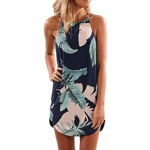 Women's Tropical Floral Print Dress